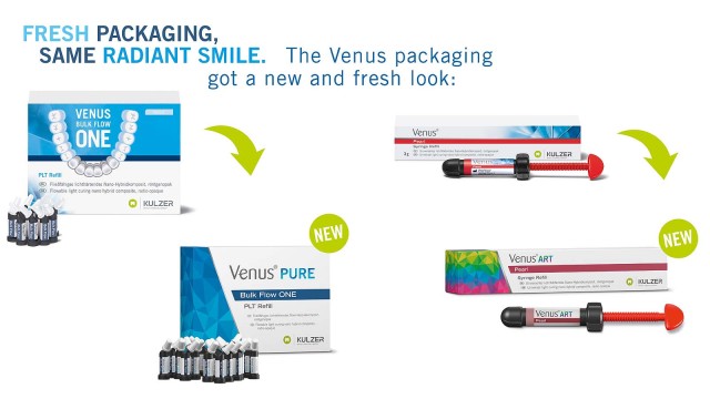 The Venus packaging got a new and fresh look